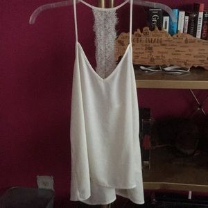 Womens abercrombie and fitch razor back blouse